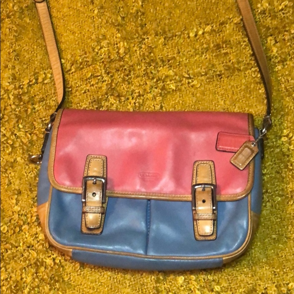 Used coach cross body purse